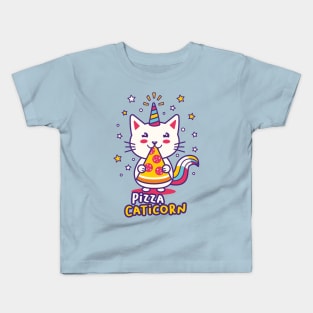 Pizza Caticorn Kids T-Shirt